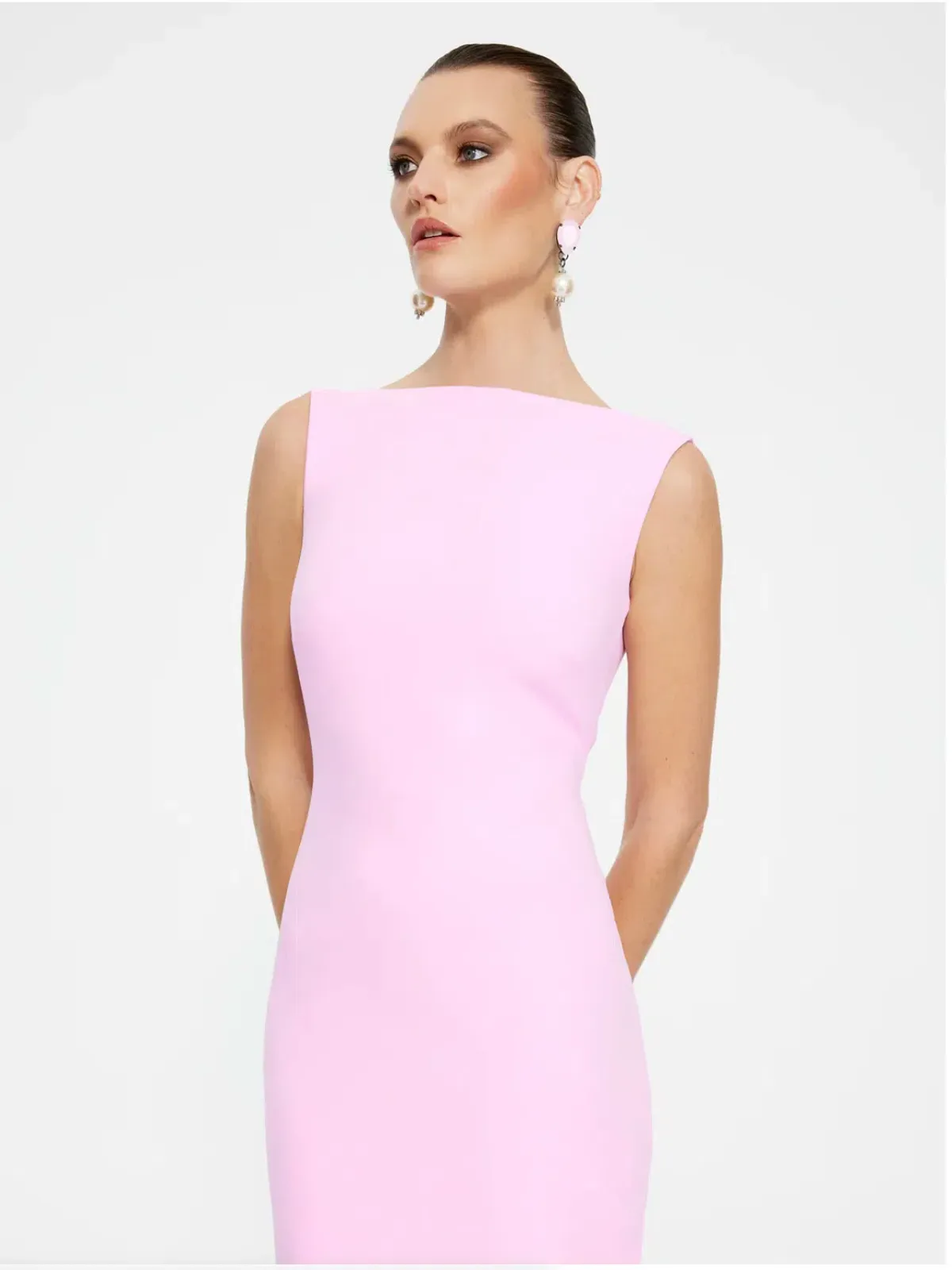 Effie Kats Verona Gown Taffy Pink Size 10/M - Image 3