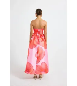 Pasduchas Kalani Strapless Midi Dress Raspberry Size AU 12 for rent on The Volte - image 5