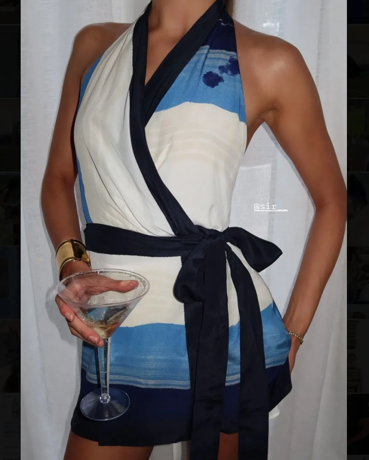Sir The Label Mariner Wrap Halter Mini Dress Size 2 / AU 10 - Image 4