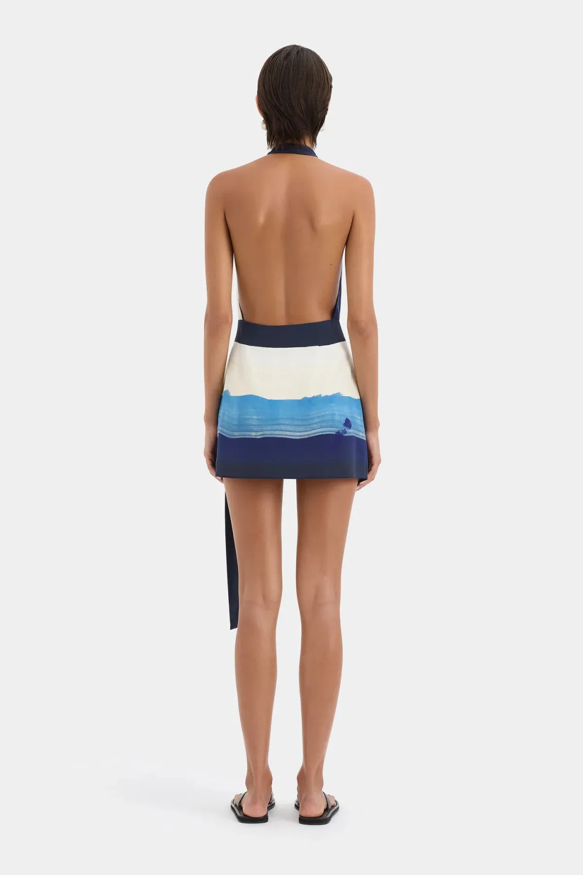 Sir The Label Mariner Wrap Halter Mini Dress Size 2 / AU 10 - Image 3