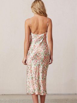 Bec & Bridge Camellia Delights Slip Midi Dress Floral Size 10  for rent on The Volte - image 3