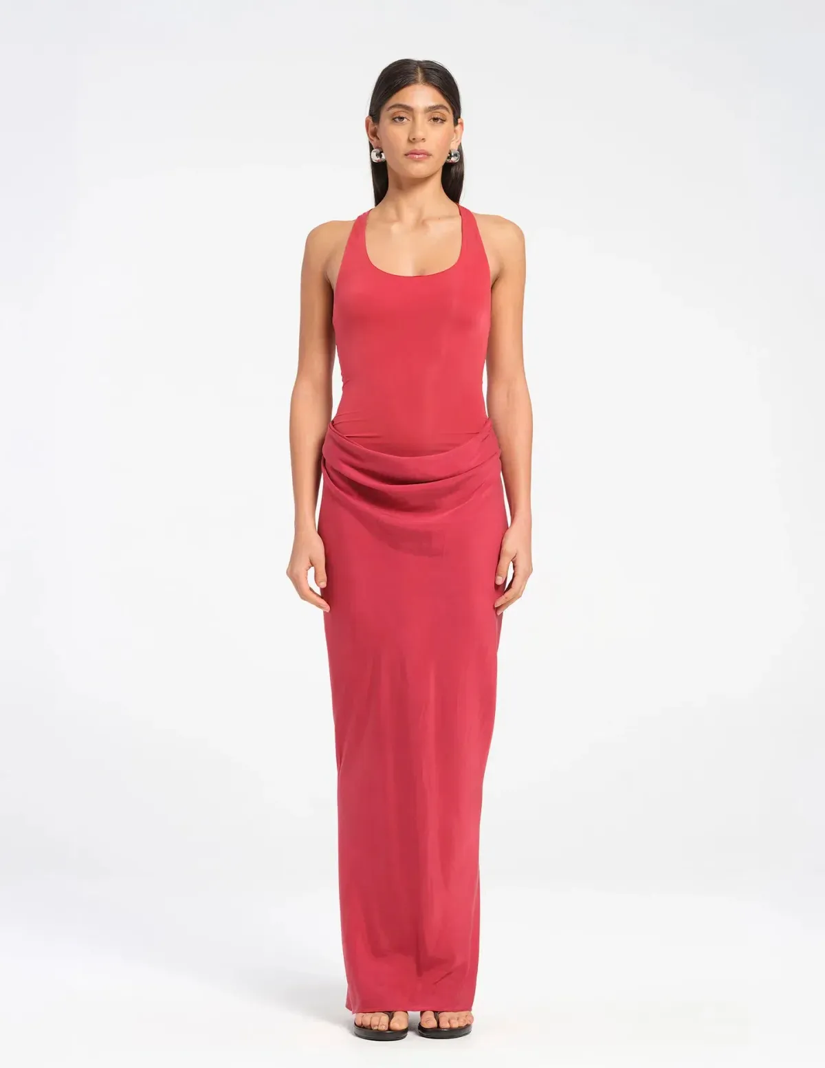 Benni Jade Maxi Dress Red Size 8 - Image 3