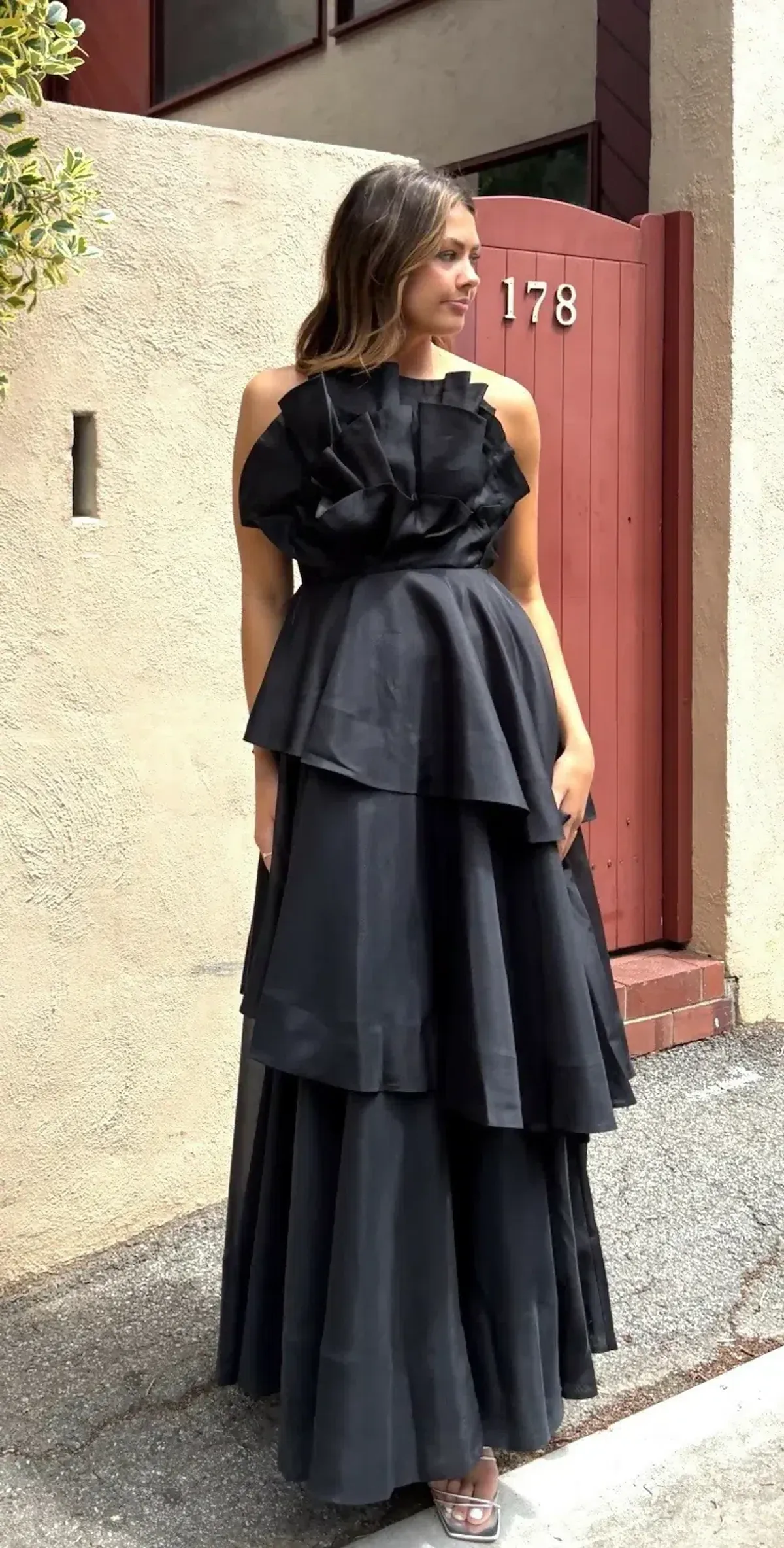 Aje Selestia Gown in Black Size 14 - Image 2
