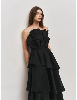 Aje Selestia Gown in Black Size 14 for rent on The Volte - image 1