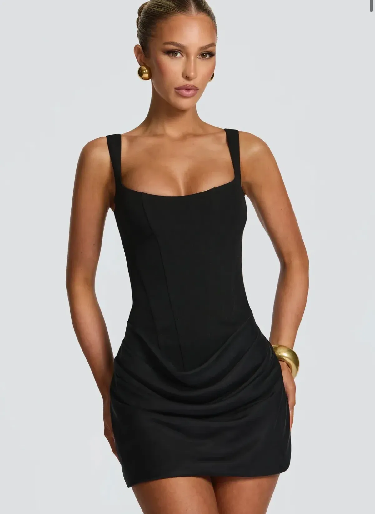 BABYBOO CORNELIA MINI DRESS - Black 8 - Image 1