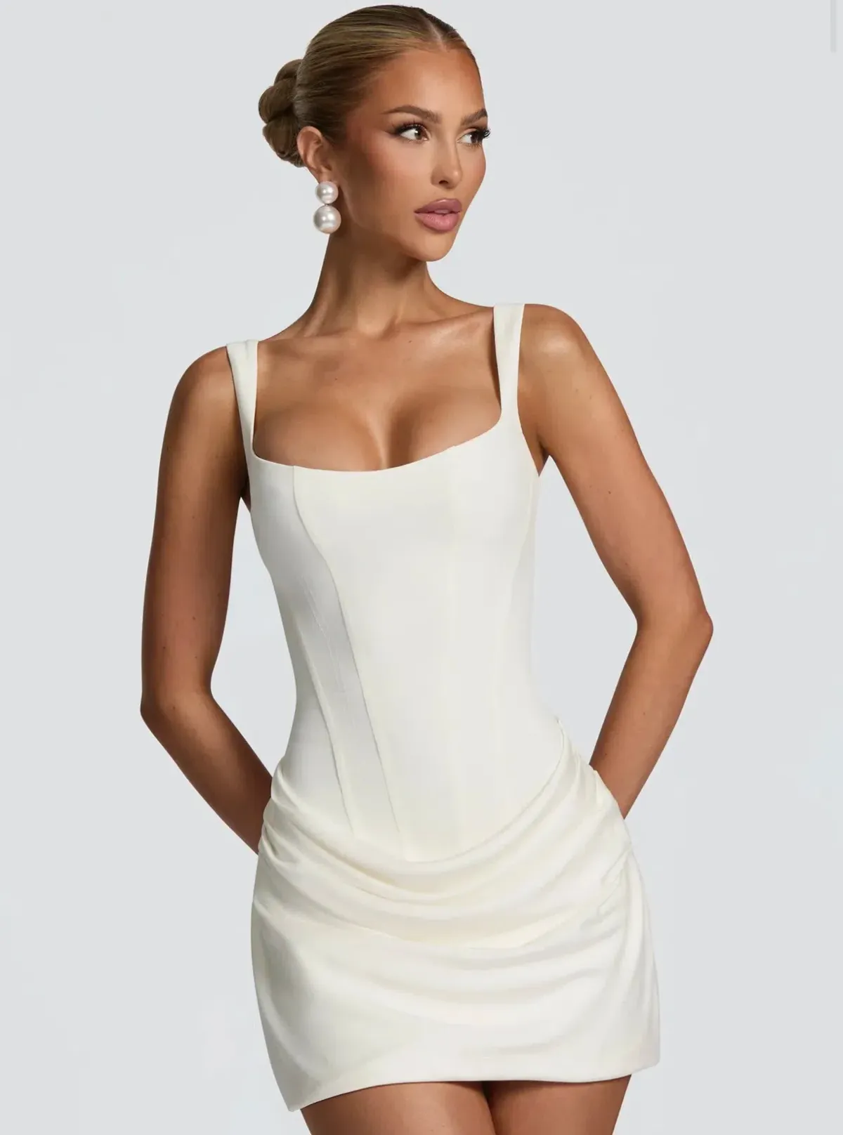 BABYBOO CORNELIA MINI DRESS White 6 - Image 1