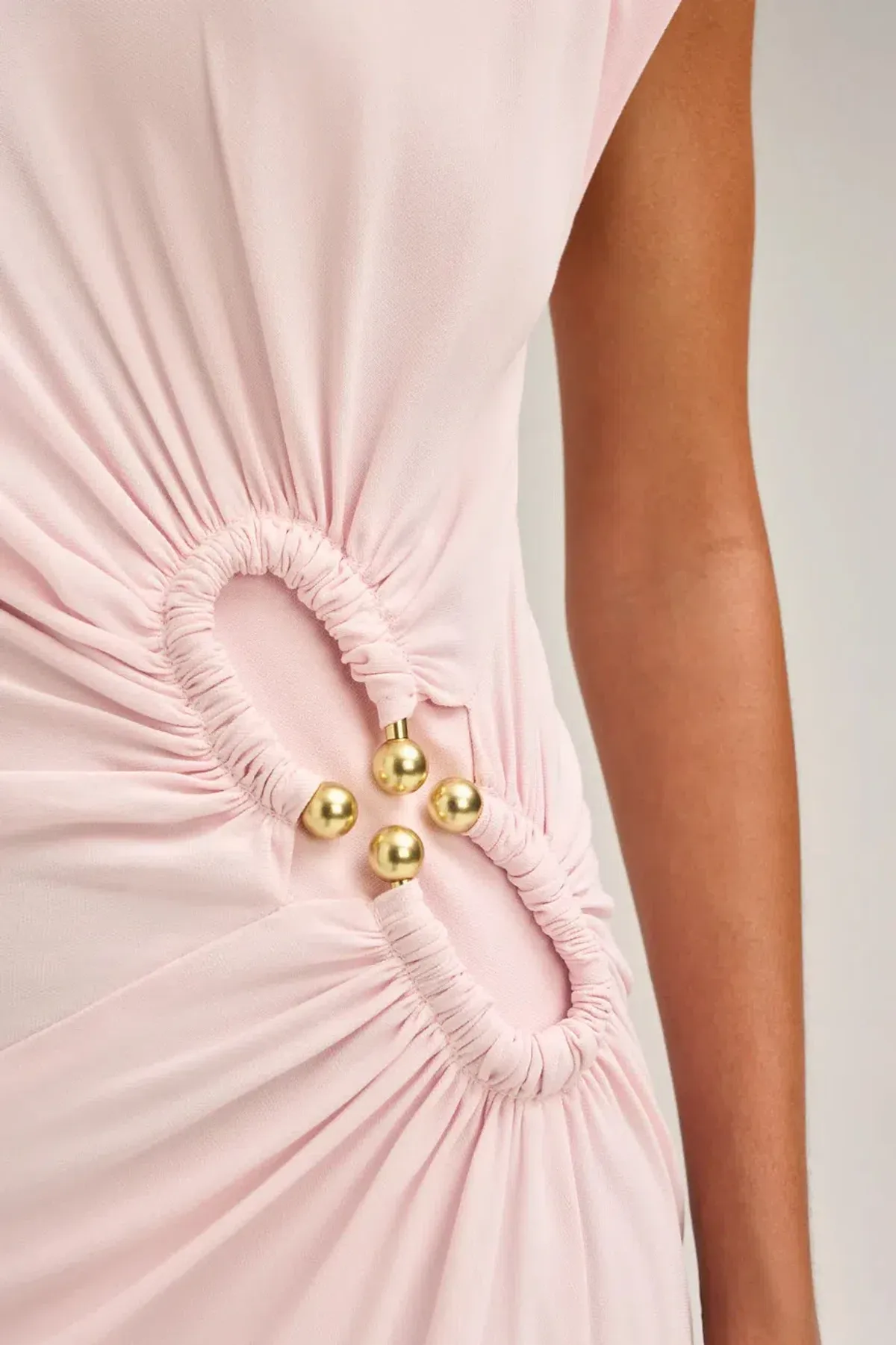 Scanlan Theodore Turban Ring Full Length Dress Pink Size S / AU 8 - Image 2