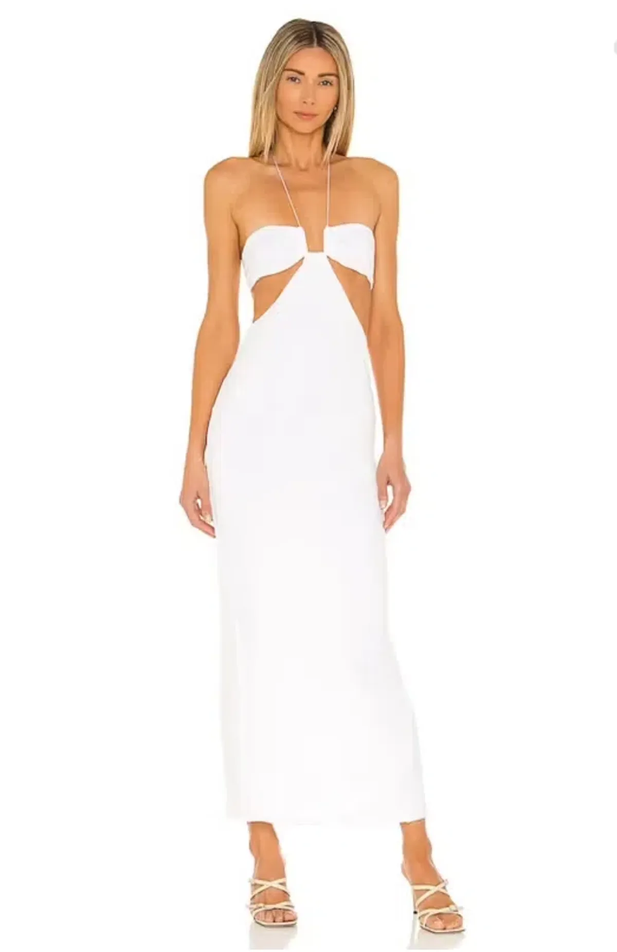 Natalie Rolt Willow Midi in White - Image 1