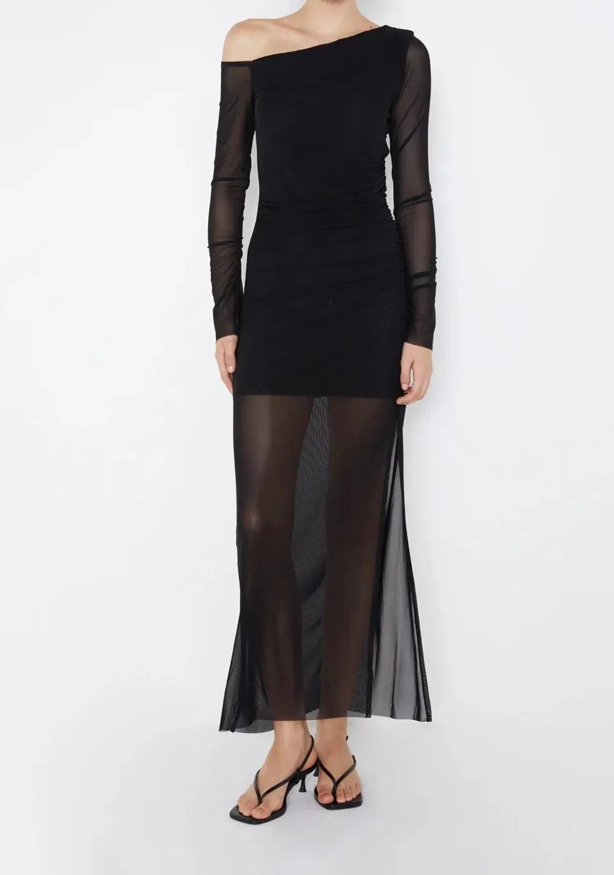 Bec & Bridge FAE ASYM L/S DRESS BLACK 8 - Image 1