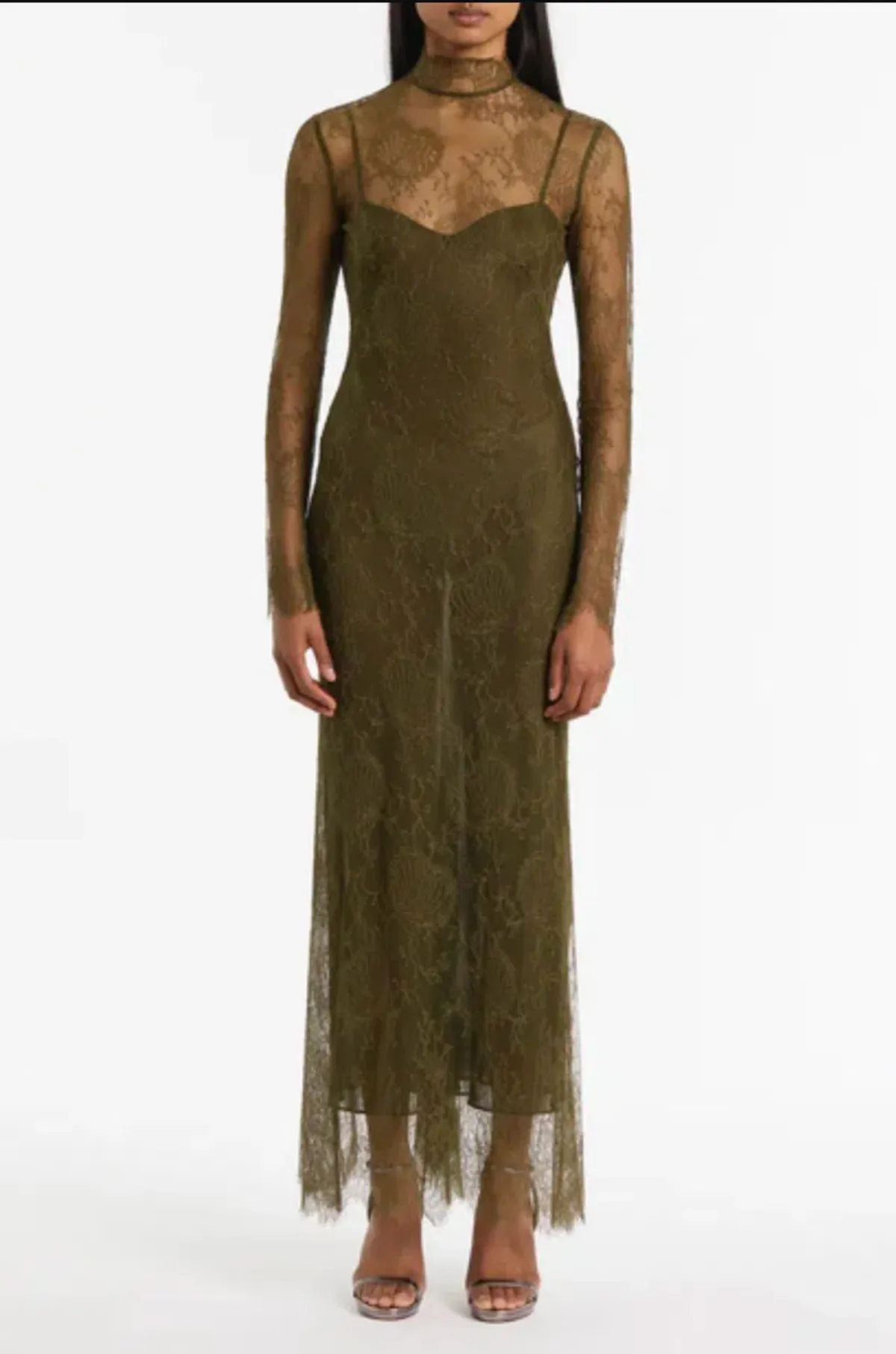 Carla Zampatti Juniper Lace Gown, size 6 - Image 1
