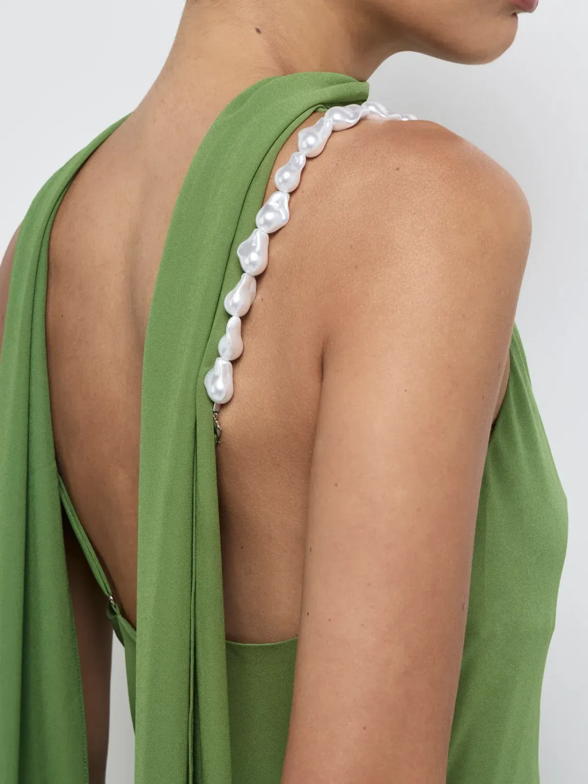 Sheike Anya Maxi Dress Green Size 10 - Image 7