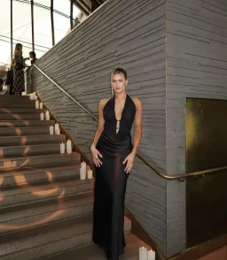 Misha Celine Maxi Gown Black for rent on The Volte - image 1
