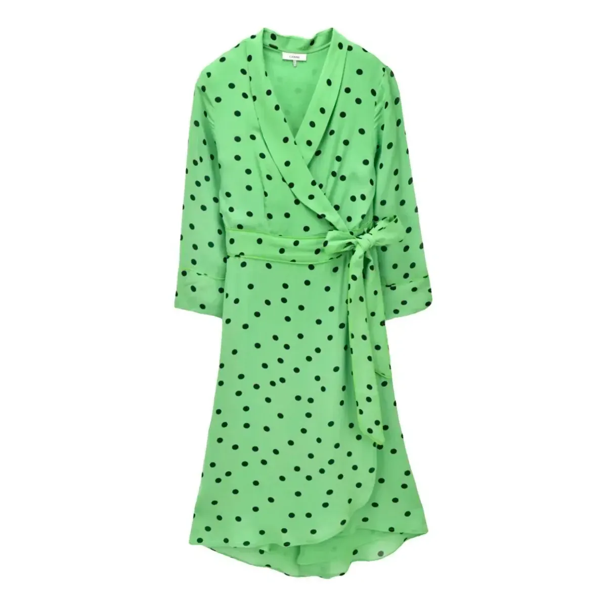 Ganni Polka Dot Wrap Dress size 40 - Image 4