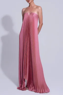 Lidee Black Tie Maxi Gown Dusty Rose Size AU 10 for rent on The Volte - image 1