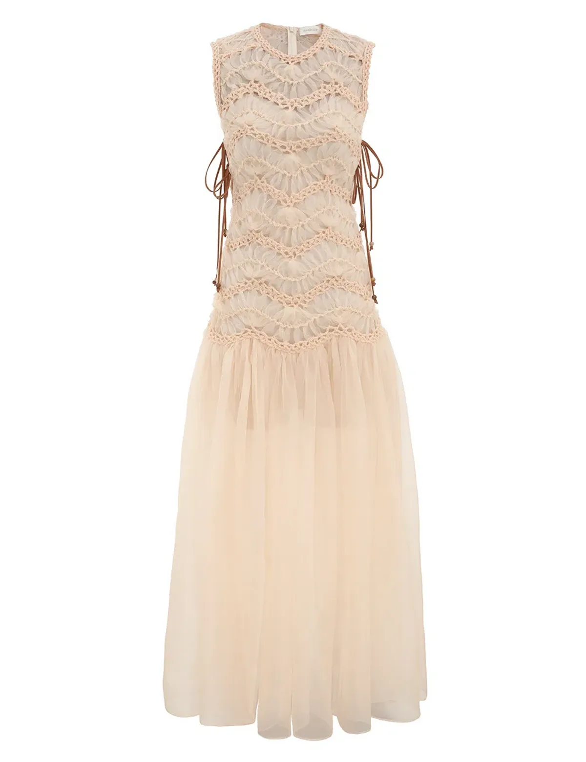 Zimmermann Illuminate Macramè Maxi Dress - Image 2
