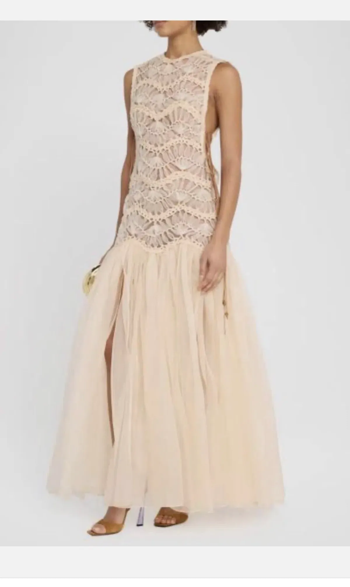 Zimmermann Illuminate Macramè Maxi Dress  - Image 1