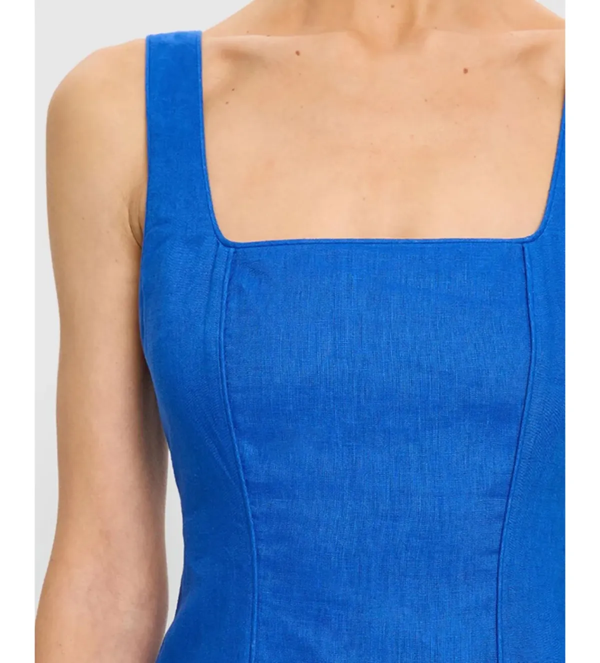 Kivari Elise Midi Dress Cobalt Size AU 10 - Image 4