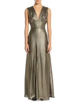 Sass & Bide Lost In Monaco Dress in Antique Gold Size 16 for rent on The Volte - image 2