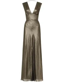 Sass & Bide Lost In Monaco Dress in Antique Gold Size 16 for rent on The Volte - image 5