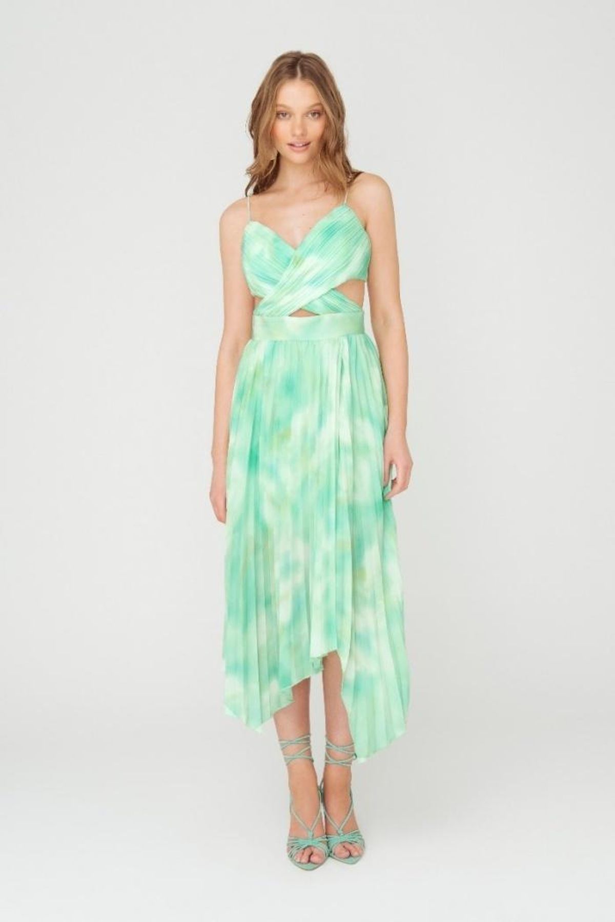 Sheike Daydream Pleat Dress Mint Size 10  - Image 1