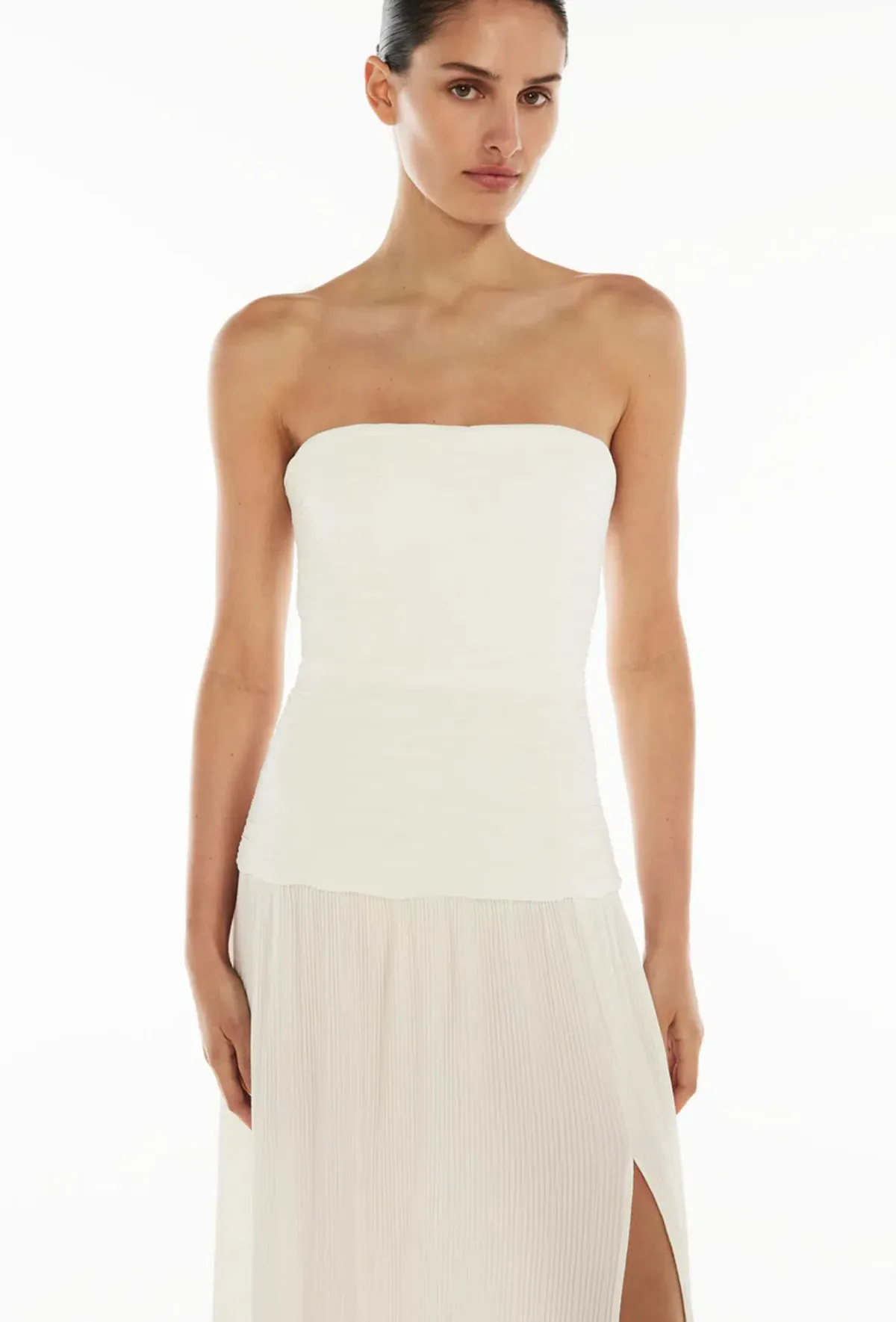 Manning Cartell Double Time Pleat Strapless Dress size 10 - Image 3