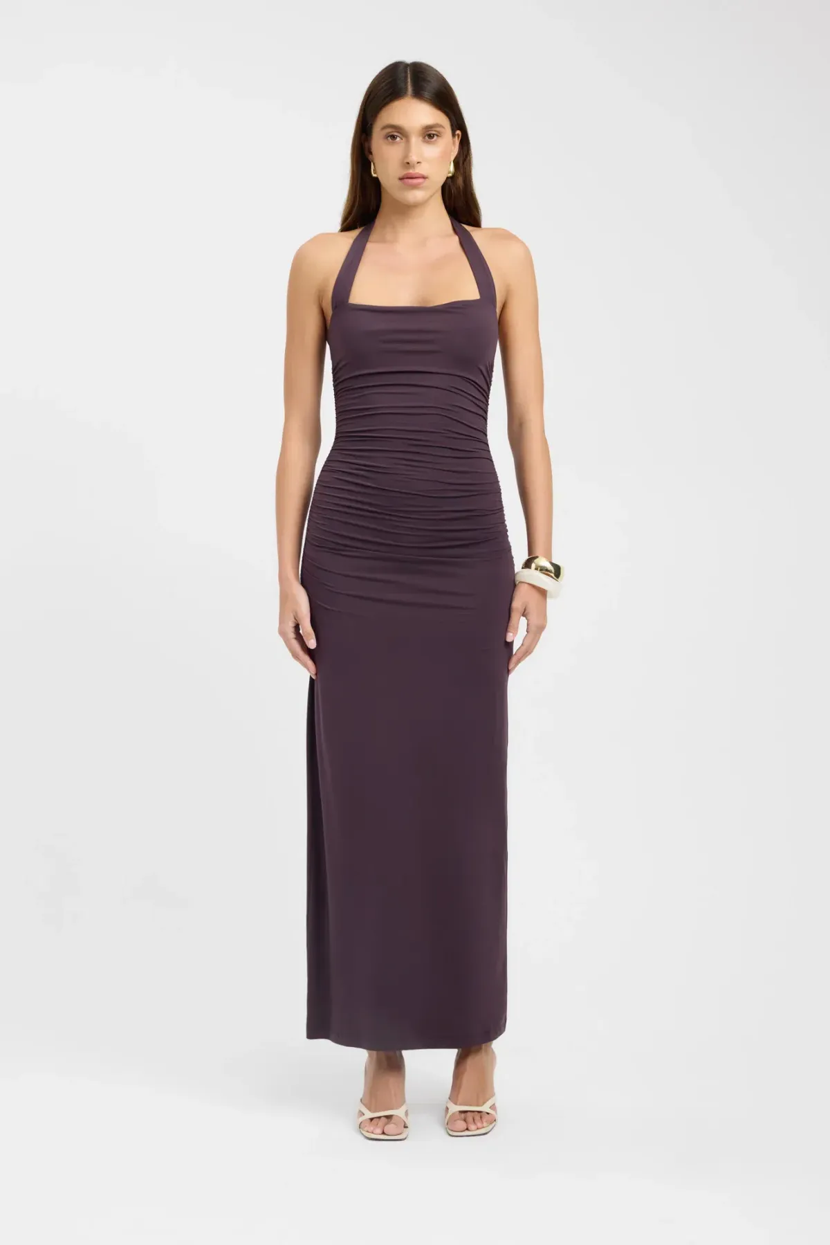 Kookai Hailey Halter Dress in Brown Size XS/S - Image 1