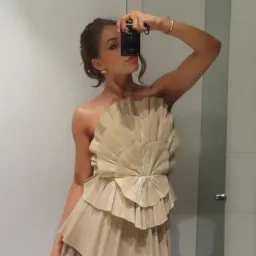 Aje Kyra Mini Dress In Gold Size 10 for rent on The Volte - image 4