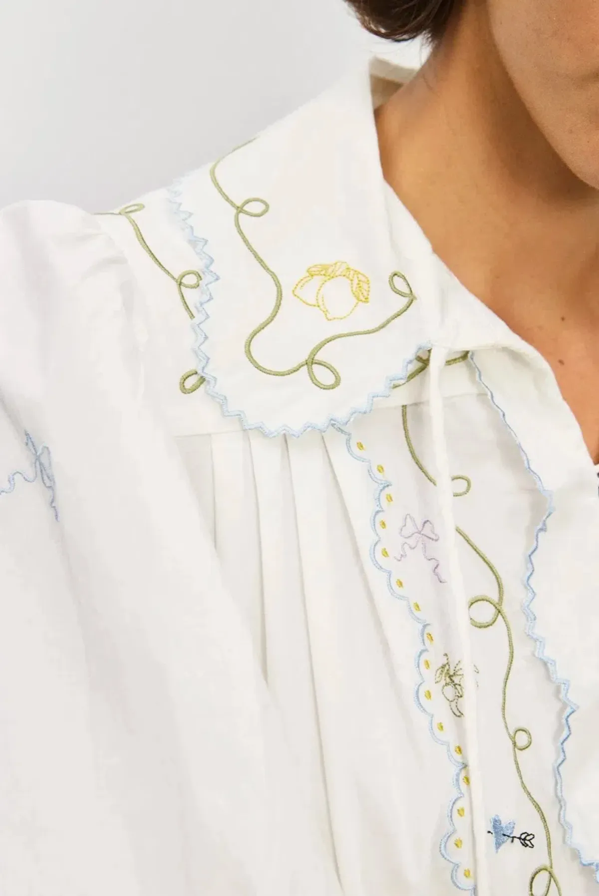 ALEMAIS GIULIA EMBROIDERED MIDI DRESS BOHO SIZE AU 12 fit 14 - Image 4
