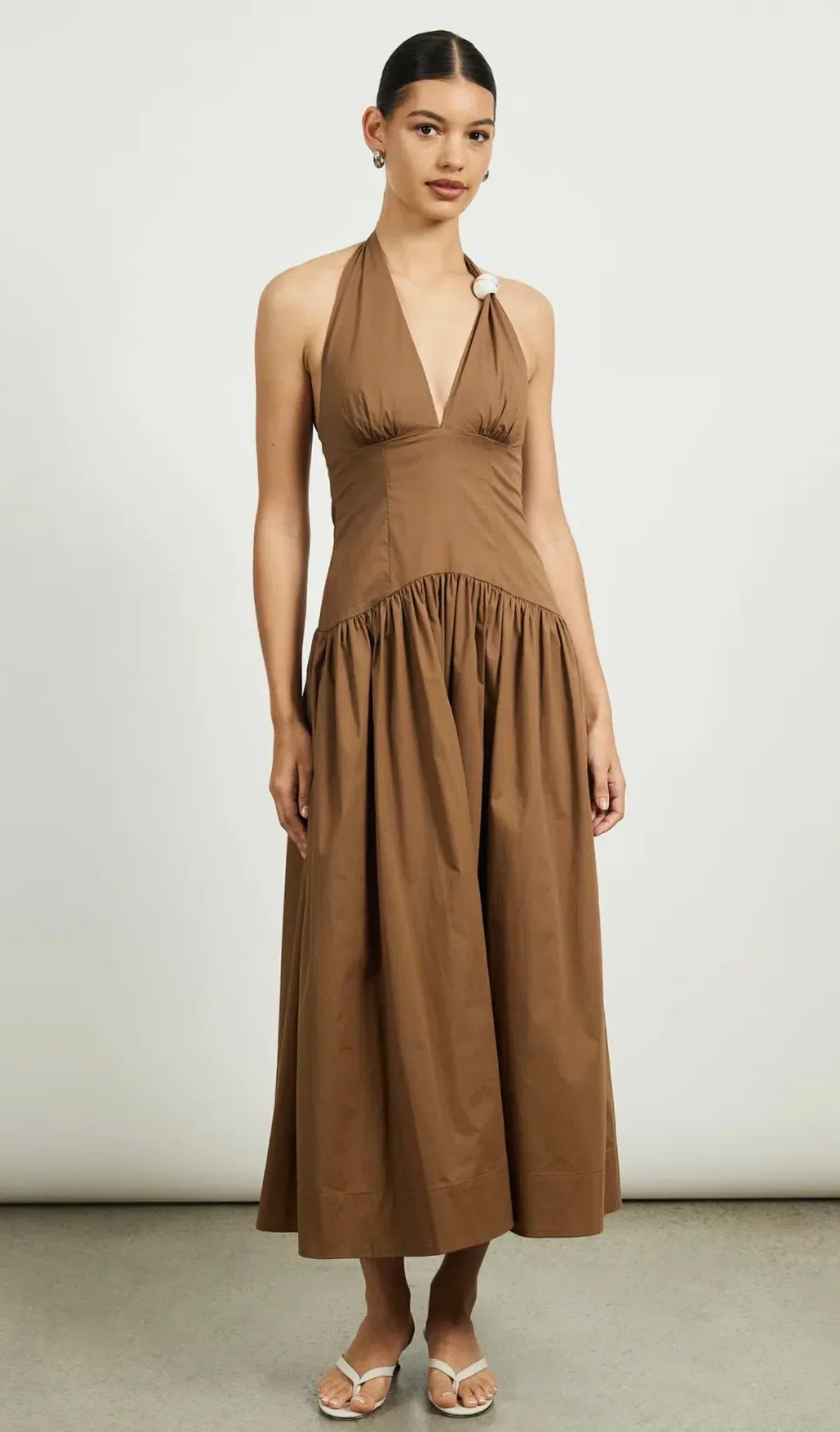 Lover Lucy Halter Neck Midi Dress Size 16 - Image 1
