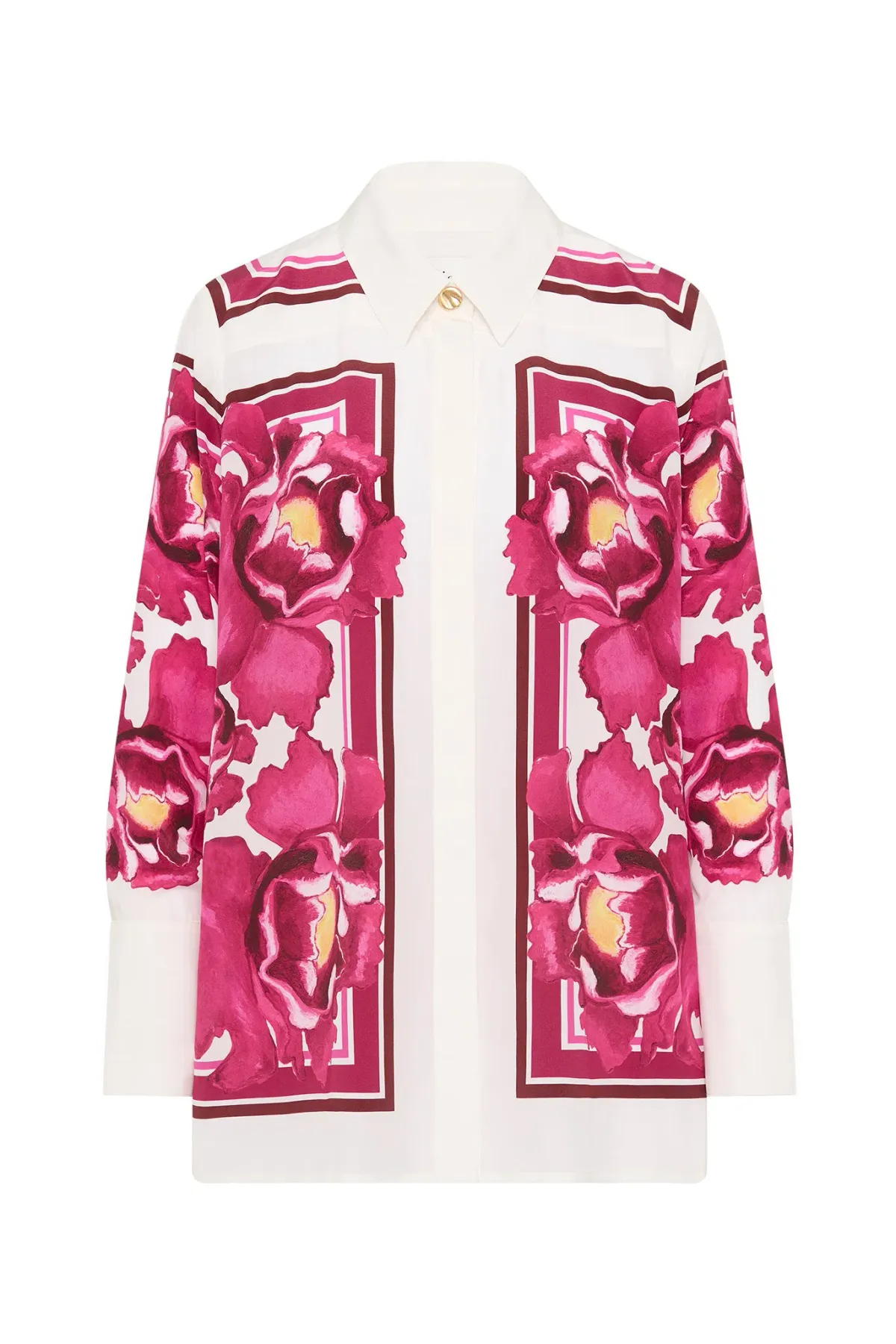 AJE ATOMIC SILK SHIRT AND RELAXED PANTS SET BOLDLY BLOOMING SIZE AU 10 & 12 - Image 7