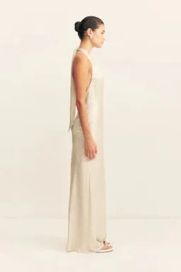 Shona Joy Calder Halter Neck Maxi Dress Bubbly Size 6 for rent on The Volte - image 5