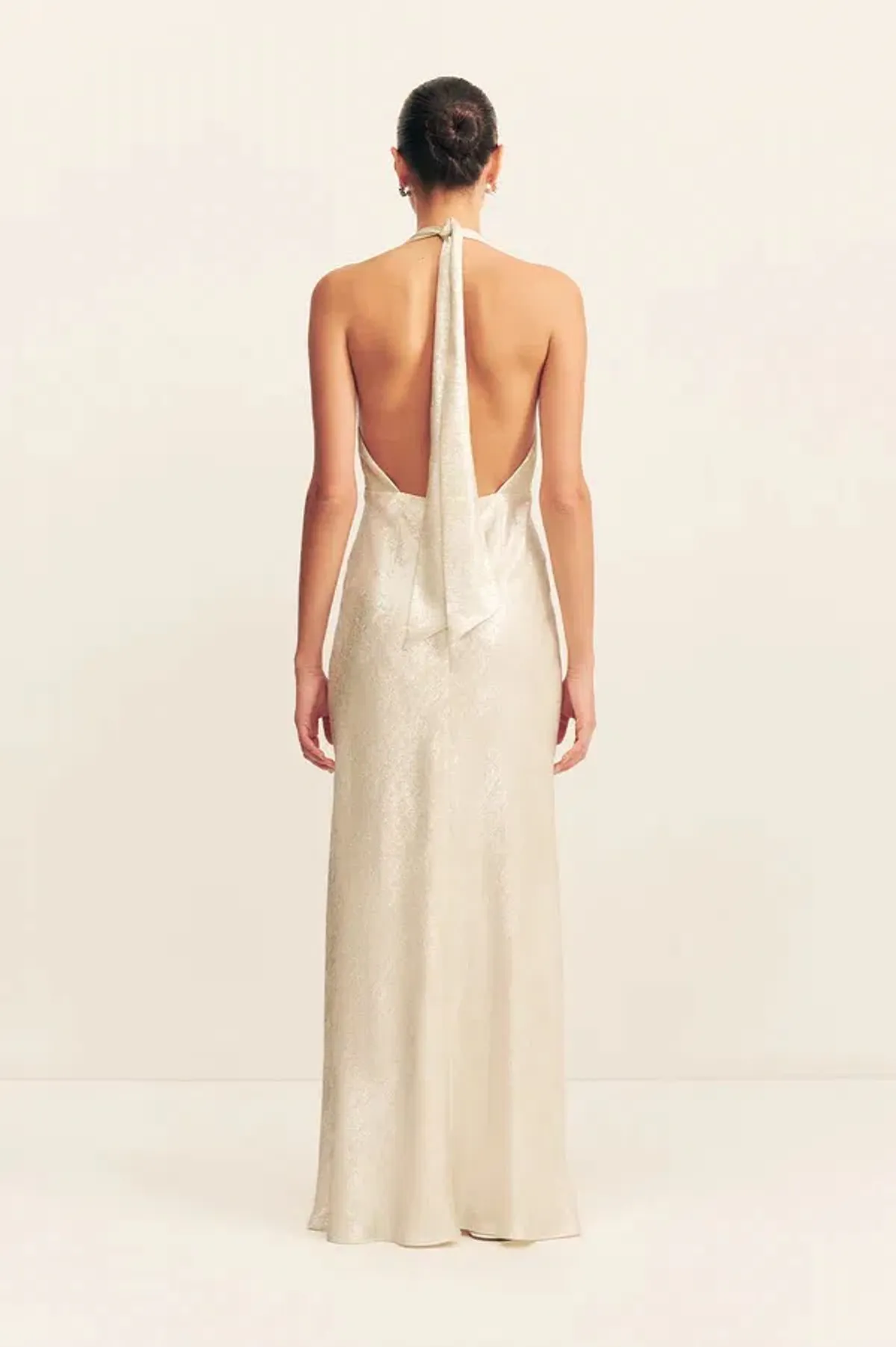 Shona Joy Calder Halter Neck Maxi Dress Bubbly Size 6 - Image 2