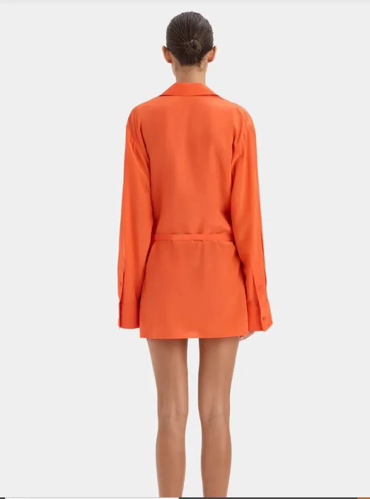 Sir Fresca Mini Dress in Burnt Red Size 8 - Image 2