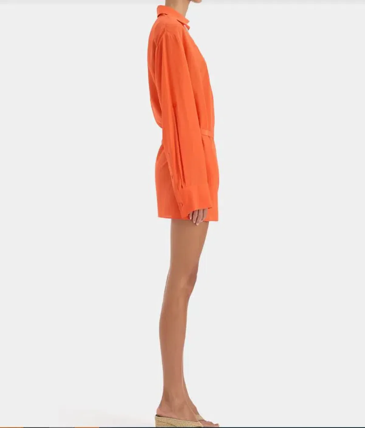 Sir Fresca Mini Dress in Burnt Red Size 8 - Image 3