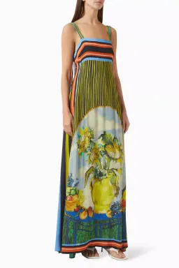 Antipodean Bruno Sunray Pleated Gown Size 16 for rent on The Volte - image 3