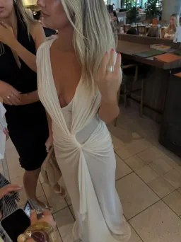 Bec & Bridge Leia Drape Gown size 6 for rent on The Volte - image 4