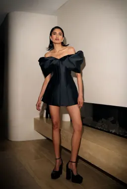 Eliya The Label Nadal Mini Dress Black Size S for rent on The Volte - image 1