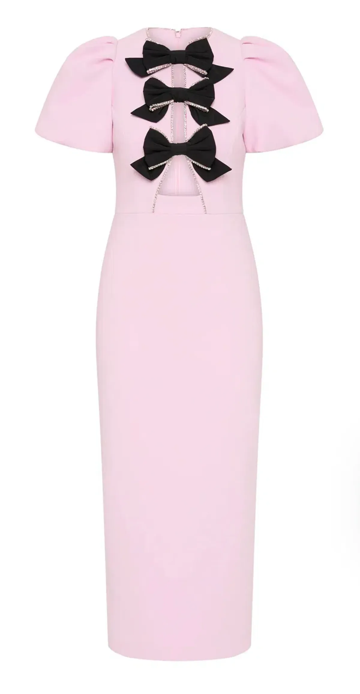 Rebecca Vallance Nemy Midi Dress Pink Size 12 - Image 1