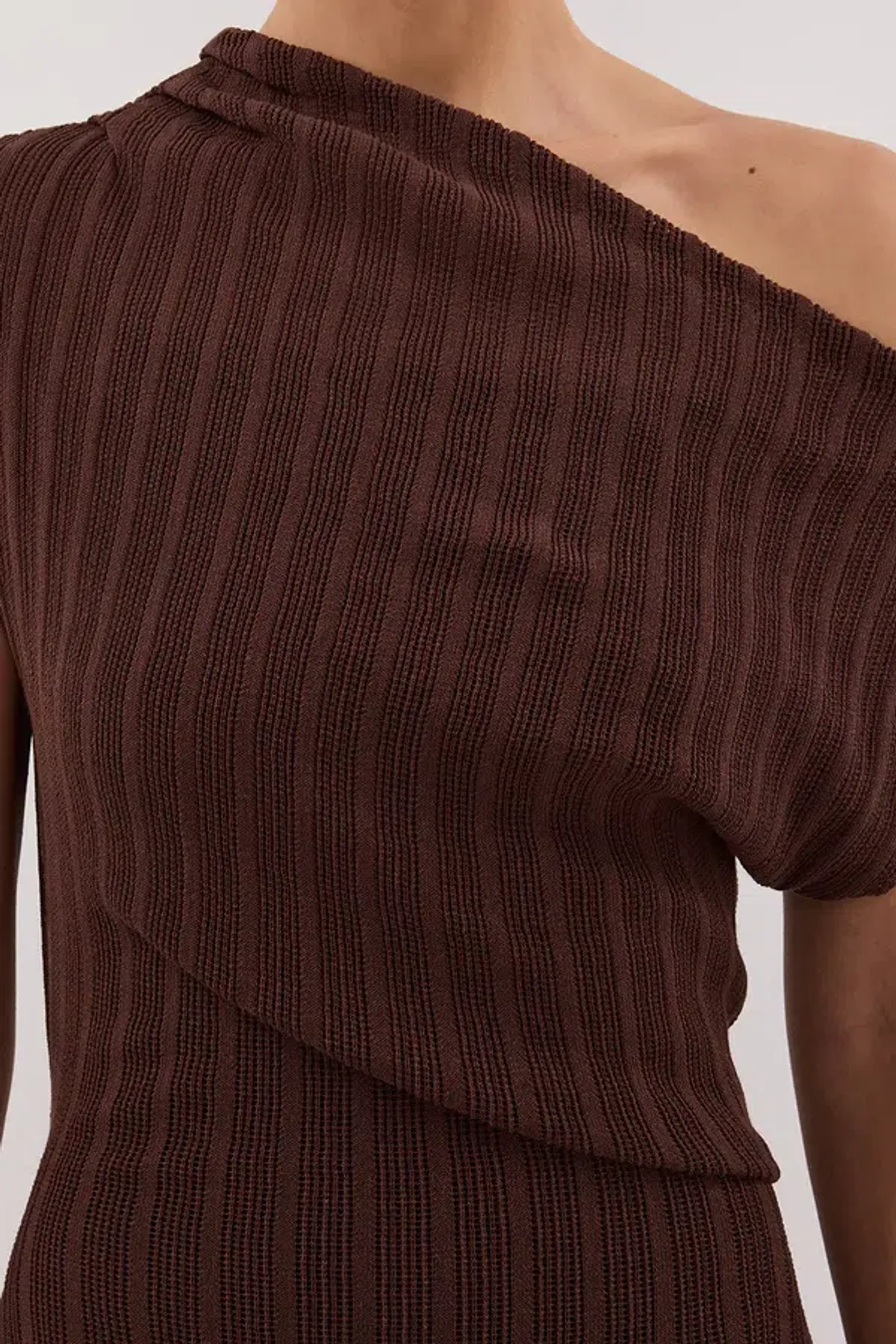 Dissh Bowie Walnut Knit Maxi Dress - M - Image 5