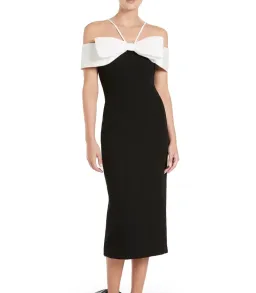 Rebecca Vallance Hepburn Midi Black/White Size 14 for rent on The Volte - image 3