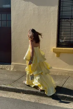 Elliatt Tilly Tiered Maxi Dress size XL / 14 for rent on The Volte - image 2