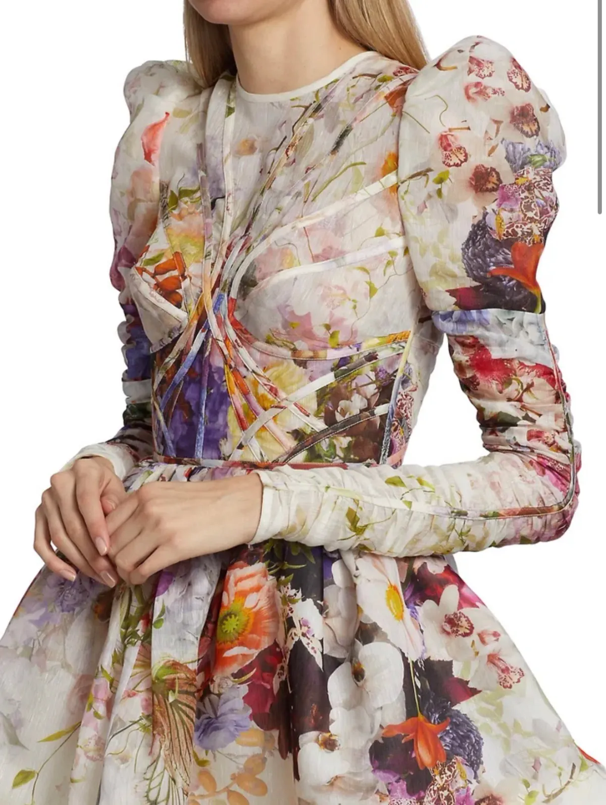 Zimmermann - Prima Paneled Mini Floral Dress - Image 4