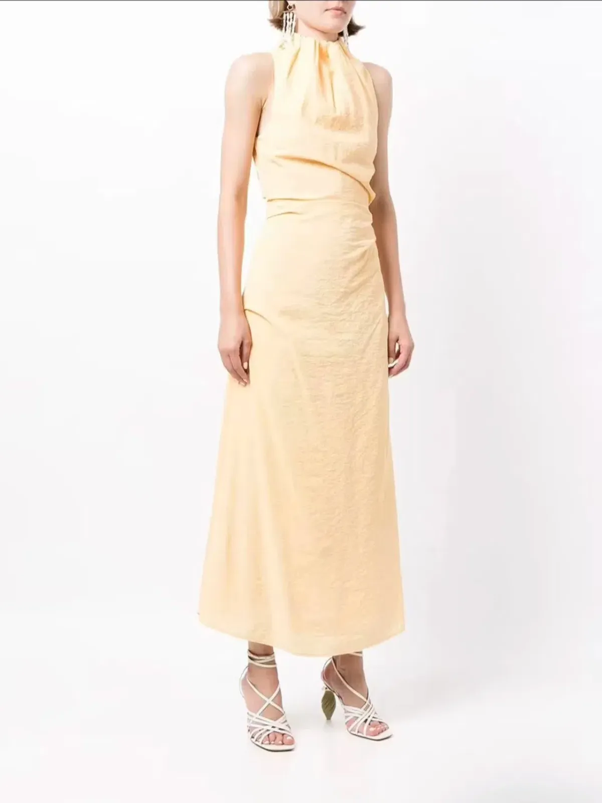 Rachel Gilbert Archie Maxi Dress Yellow Size 4/ AU 14 - Image 2