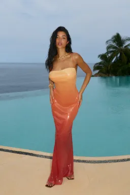 Bydee Neomi Maxi Dress In Sol for rent on The Volte - image 1