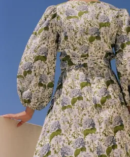 Palm Noosa Noddy Dress In Blue Blooms Size 8 for rent on The Volte - image 5