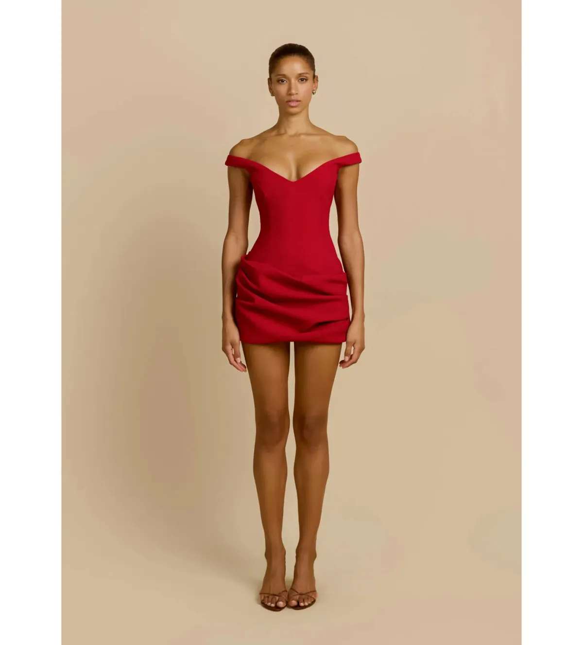 Arcina Ori Avery Mini Dress Red Size S/AU8 - Image 1