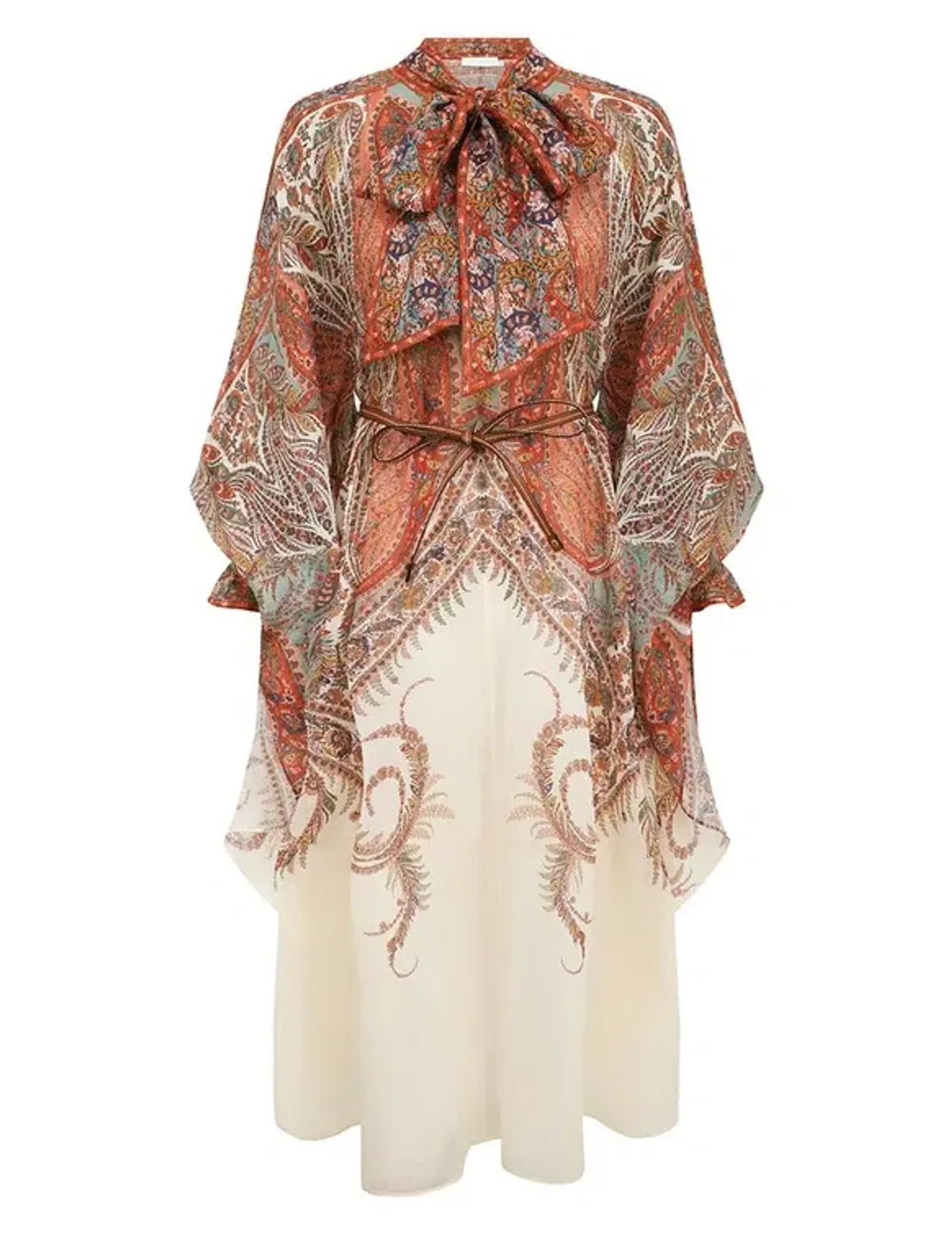 Zimmermann Rhiannon Tie Neck Midi Dress Size 4/ AU16 - Image 5