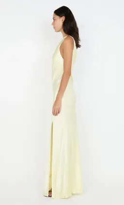 Sol Asym Dress in Ice Yellow for rent on The Volte - image 6