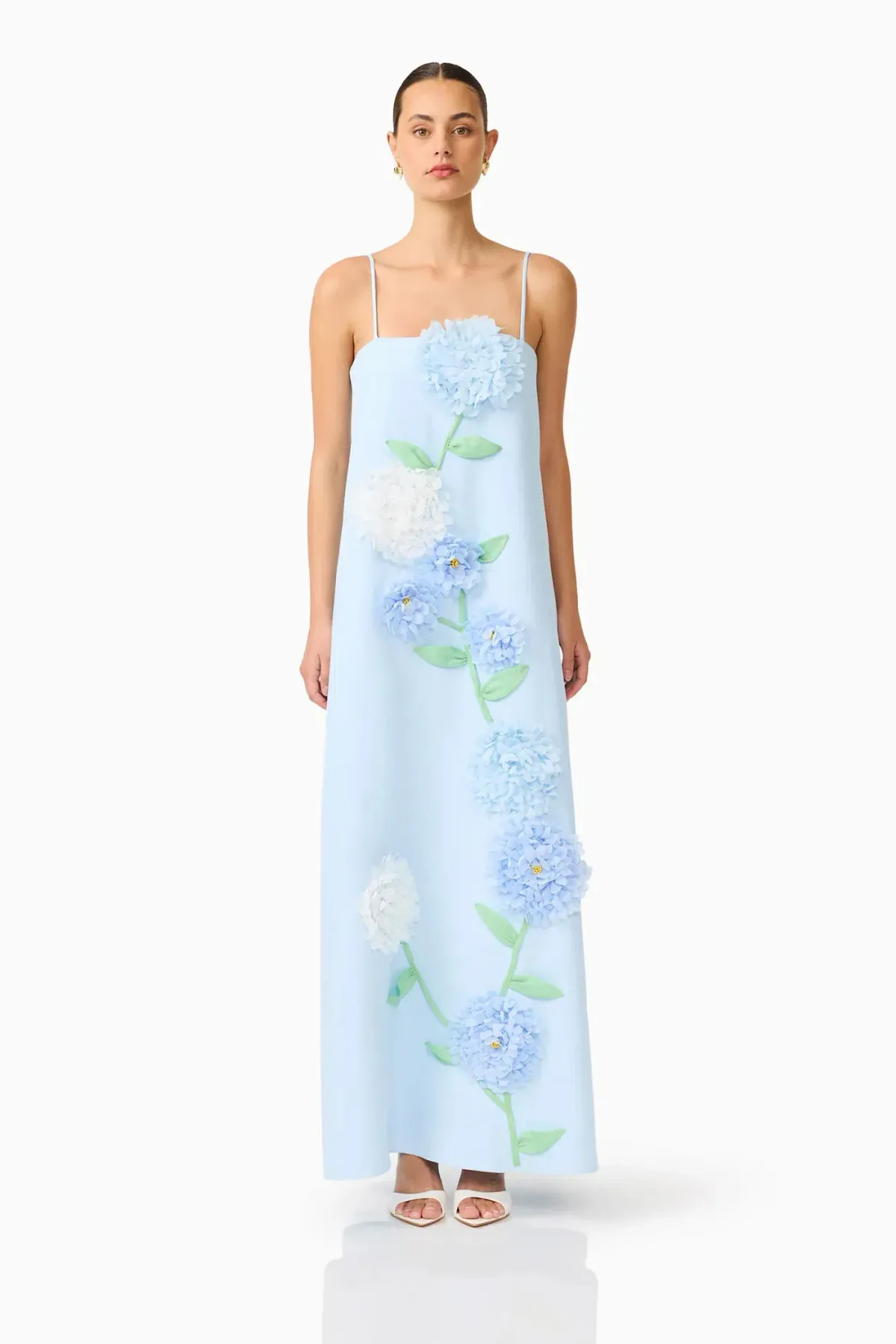 Elliatt Buttercup Maxi Dress in Blue Size 8 - Image 1