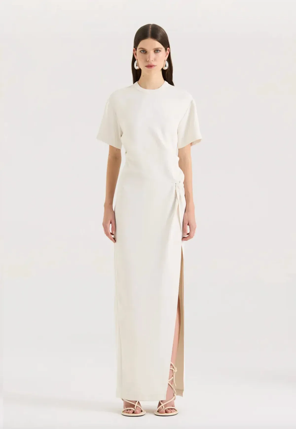 Henne Avila Dress Cream Size 4 - Image 1